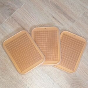 Bundle of Three Mini Ice Cube Trays with Lids. Reusable Ice Trays. Flexible.